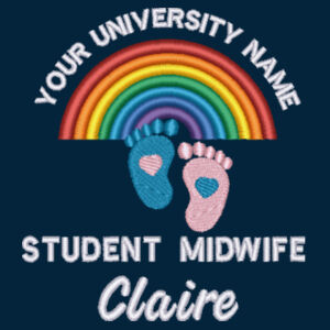 Student Midwife Feet Design Zip Hoody Design